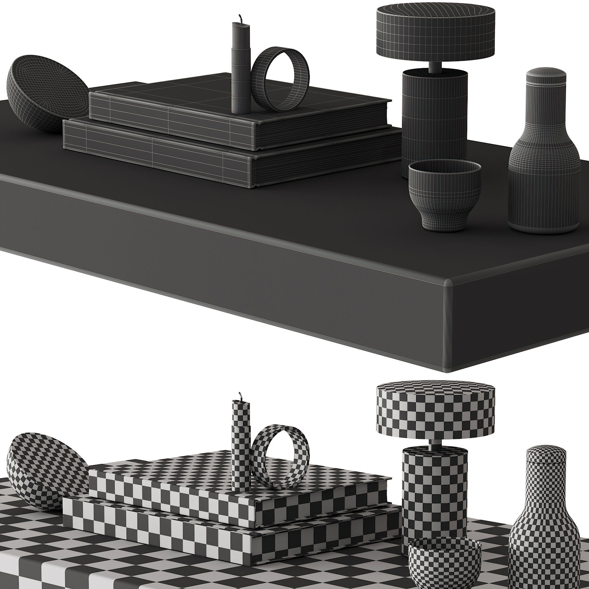 174 decorative set 035 menu liaigre Vincent Van Dyusen 00 3D model_6