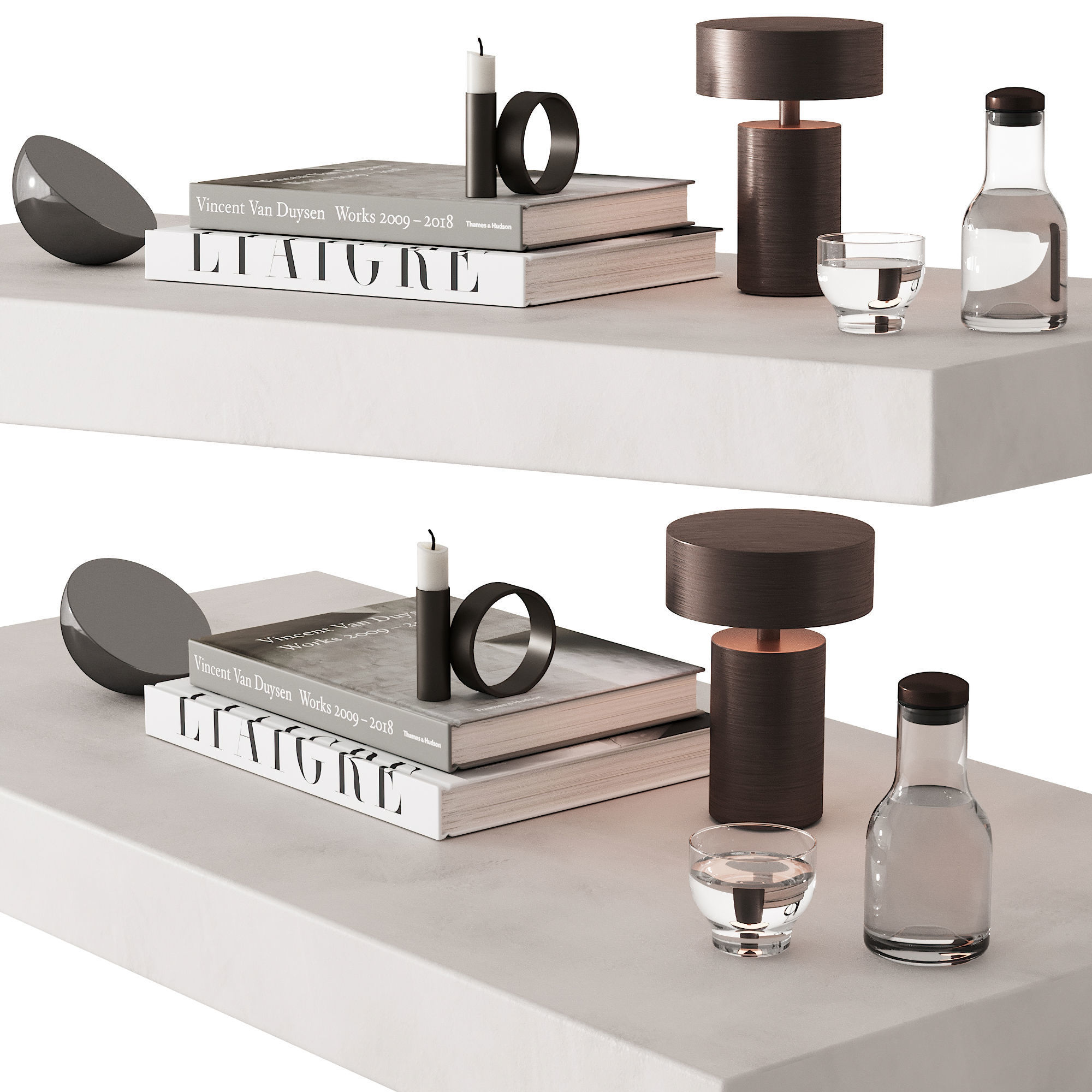 174 decorative set 035 menu liaigre Vincent Van Dyusen 00 3D model_4