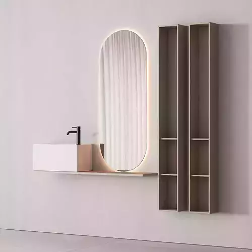 185 bathroom furniture 01 norm inbani strato oval mirror 00