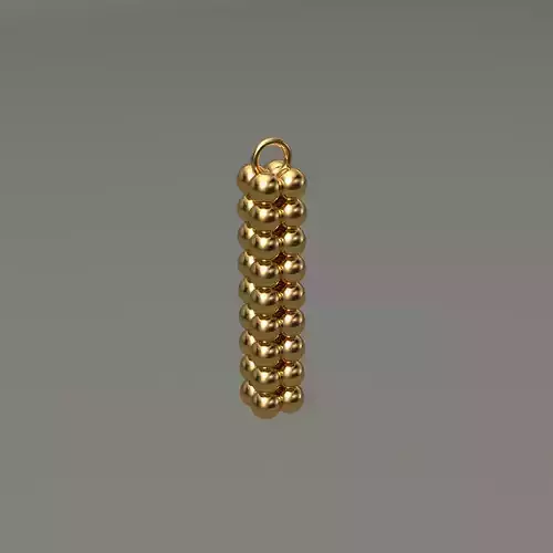 Spheres Pendant  Necklace