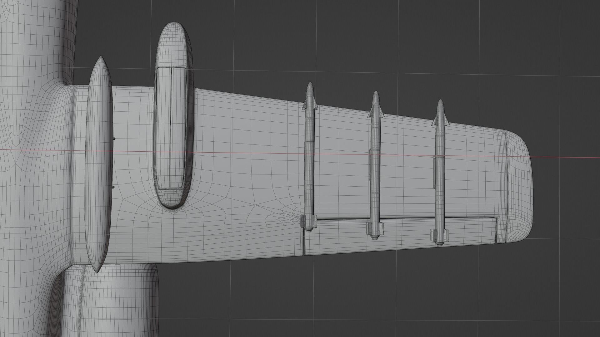 A 10 Thunderbolt Attack Plane 3D model_25