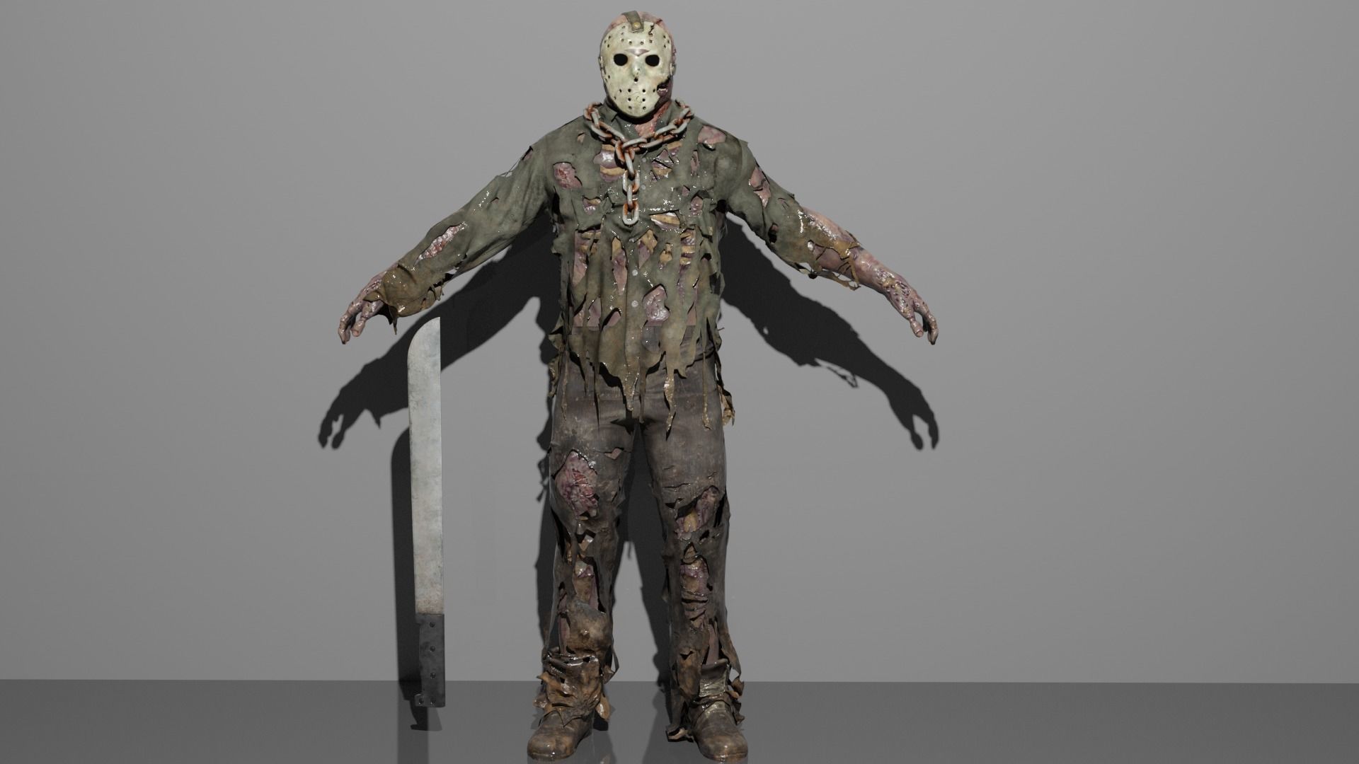 Jason Voorhees 3D model_1