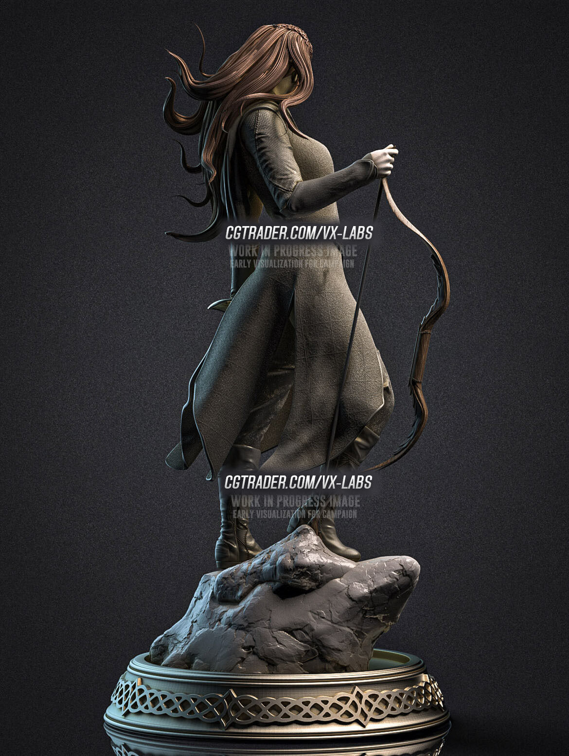 Tauriel from The Hobbit 3D print model_2