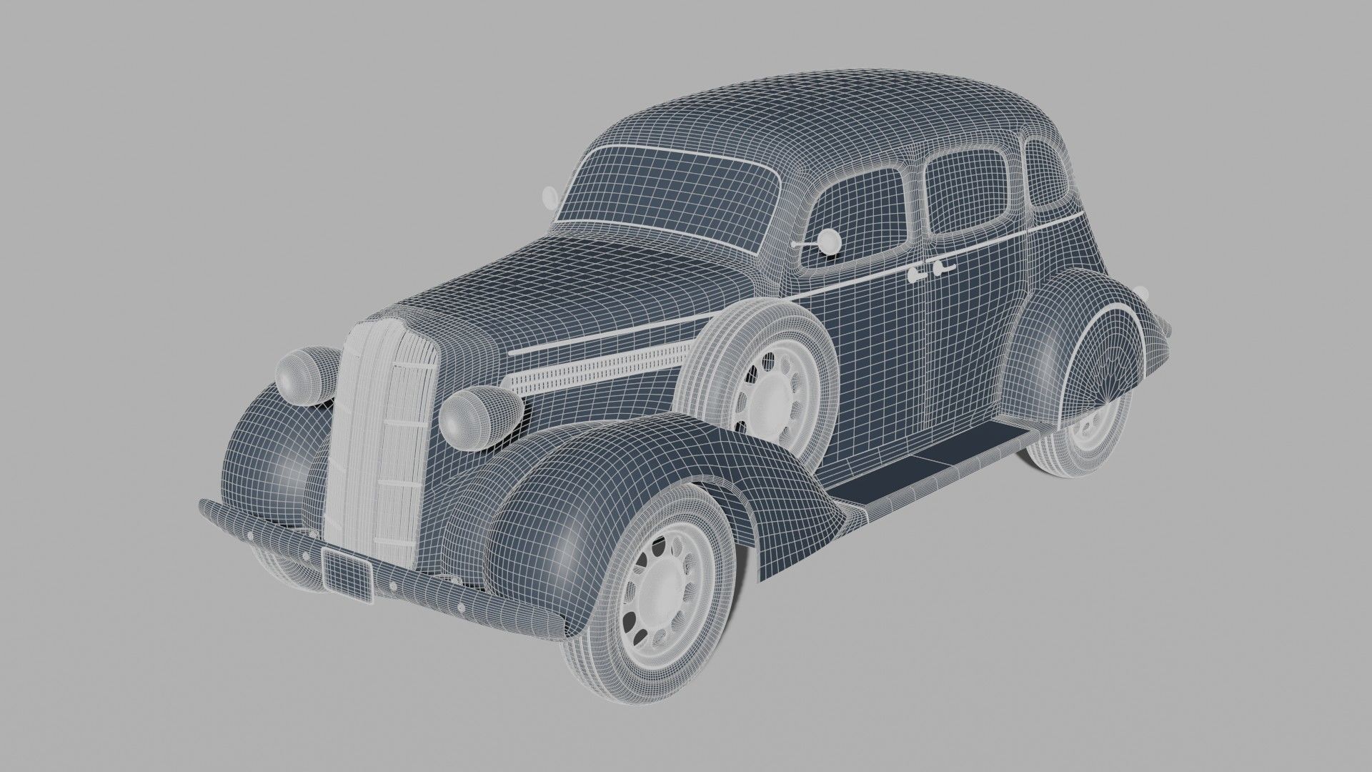 3D Dodge Sedan Taxi 3D model_5