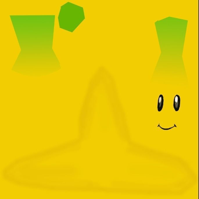 MarioBros Banana Low-poly 3D model_11