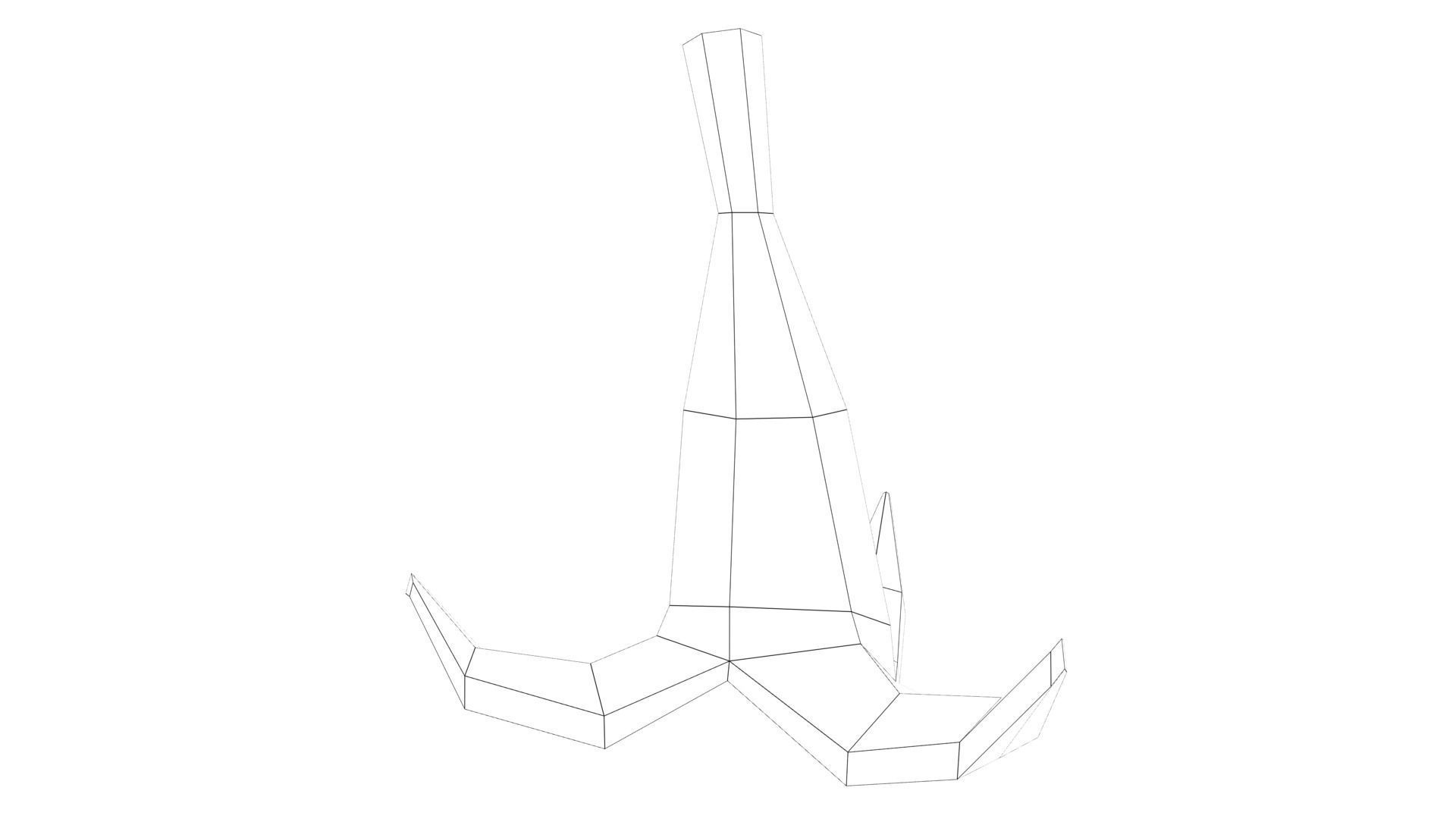 MarioBros Banana Low-poly 3D model_24