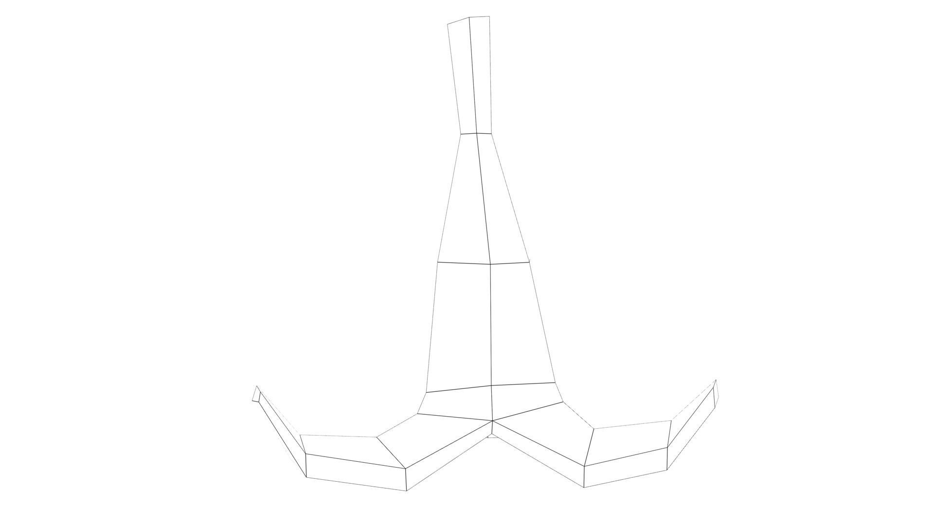 MarioBros Banana Low-poly 3D model_23