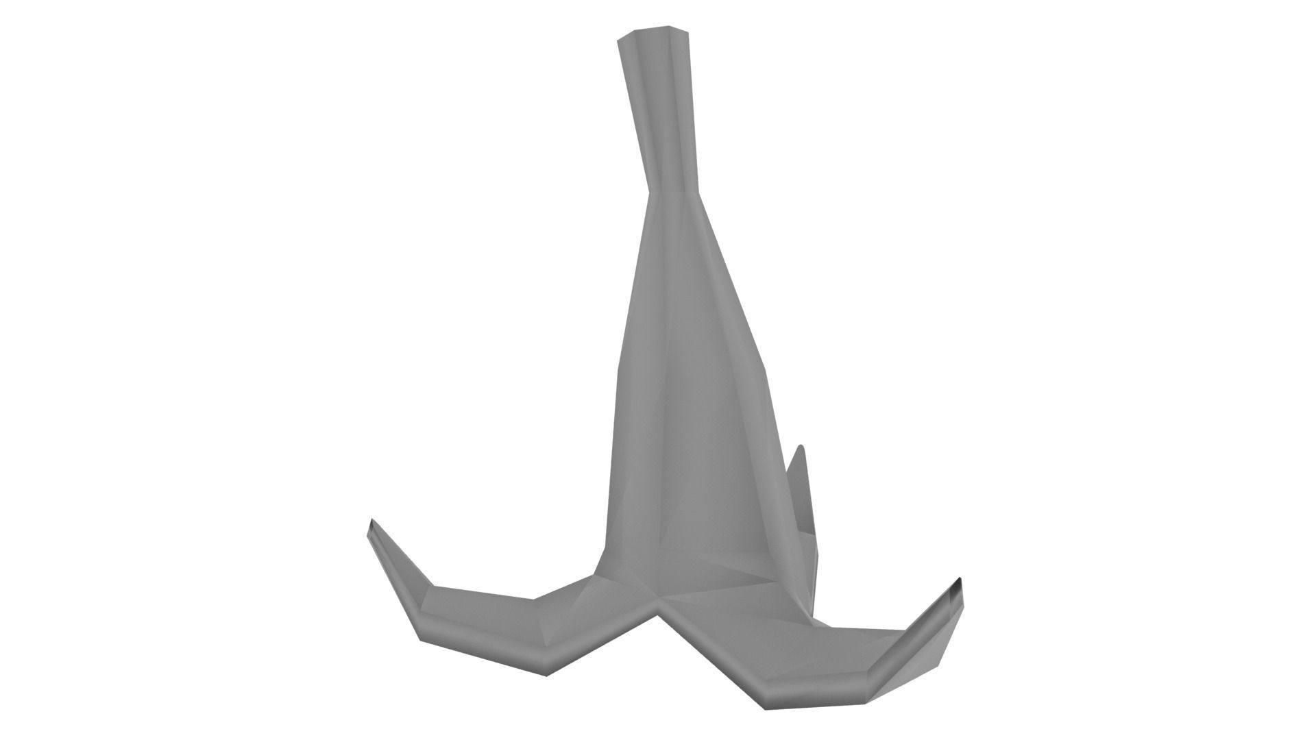 MarioBros Banana Low-poly 3D model_22