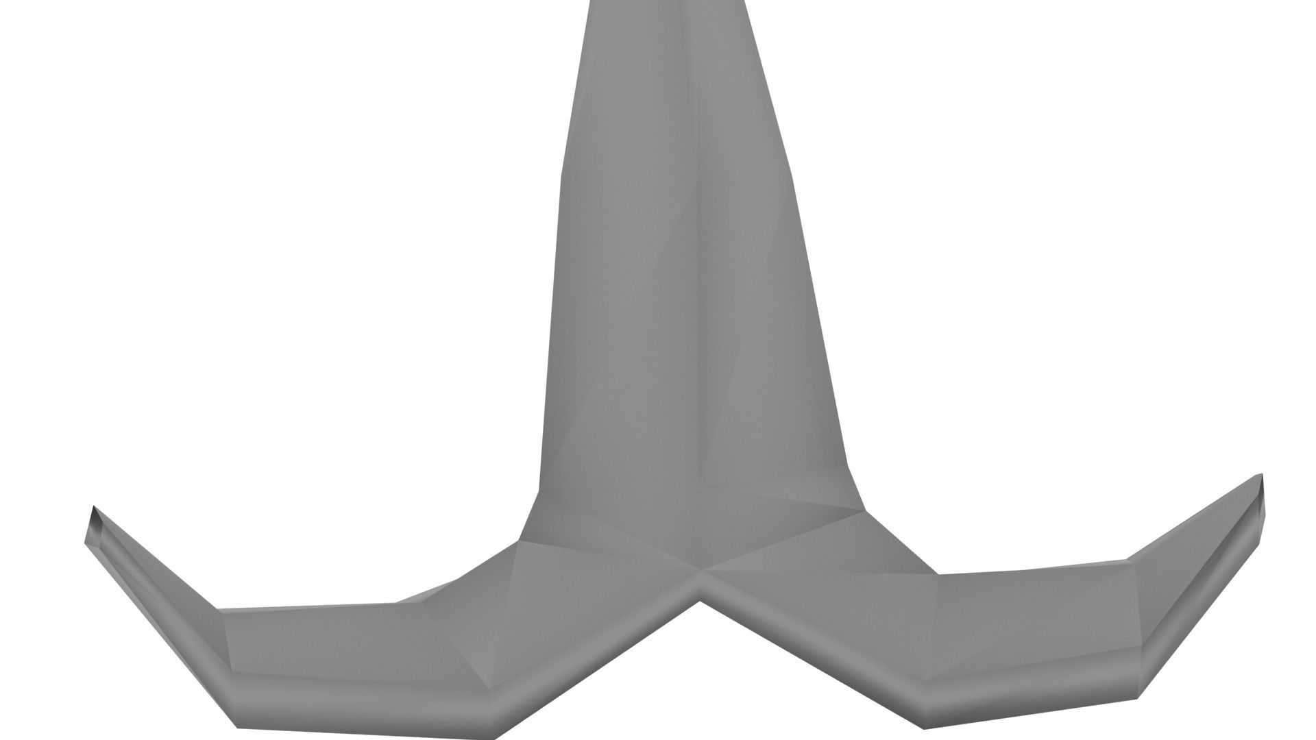 MarioBros Banana Low-poly 3D model_21