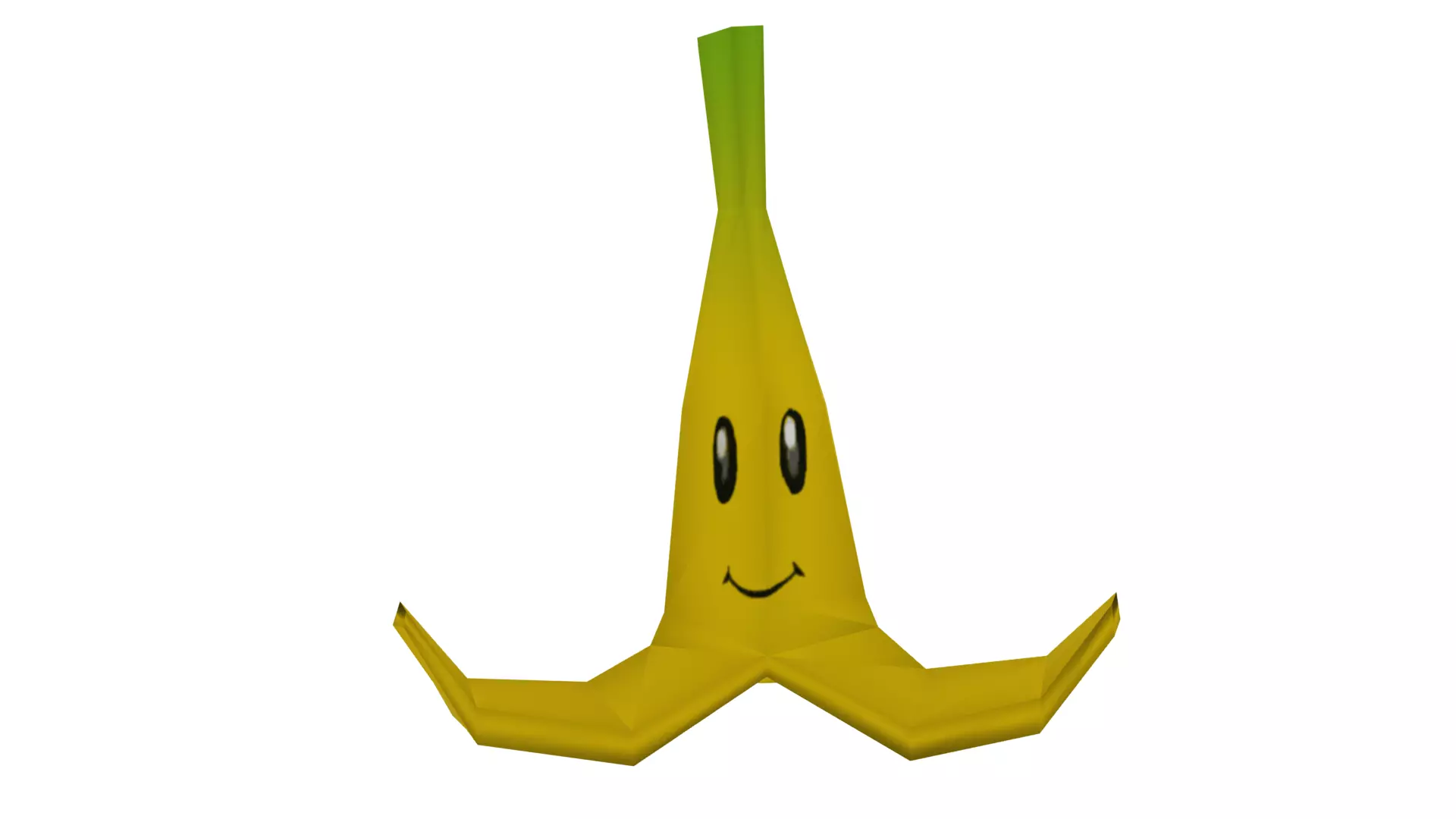 MarioBros Banana Low-poly 3D model_0