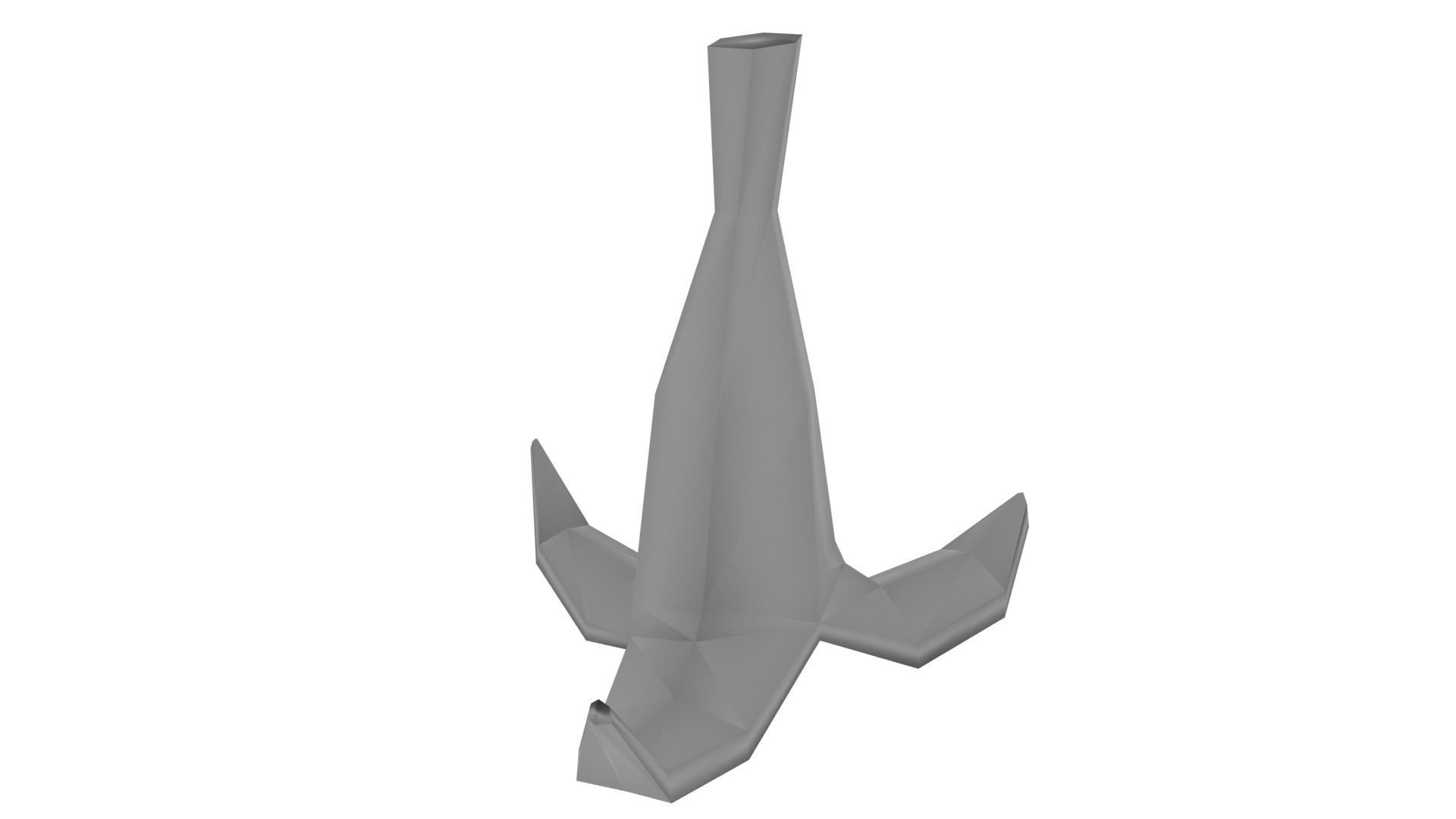 MarioBros Banana Low-poly 3D model_19