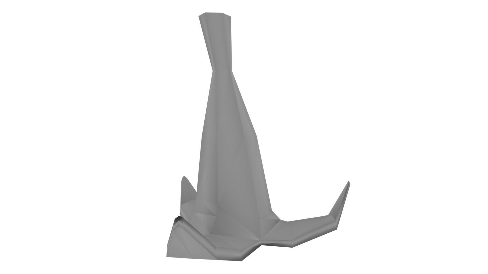 MarioBros Banana Low-poly 3D model_14