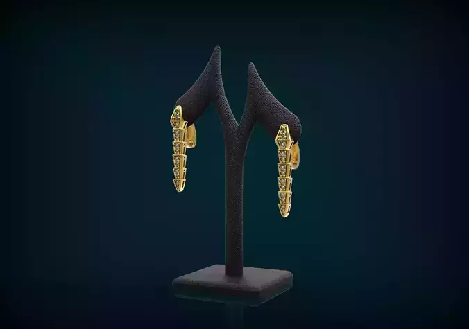 Bvlgari snake earrings