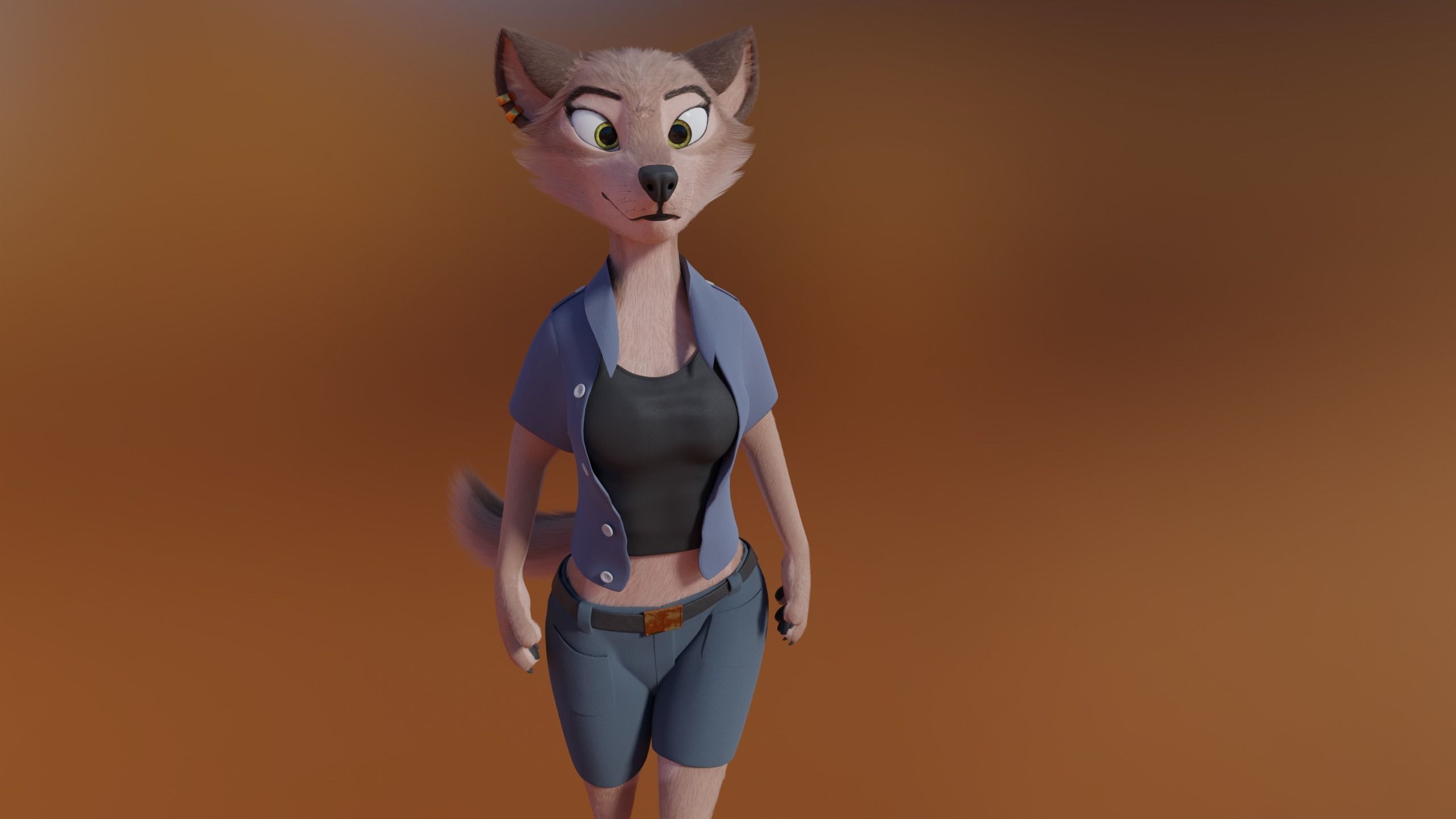 Maylin Anthro Wolf 3D model_34