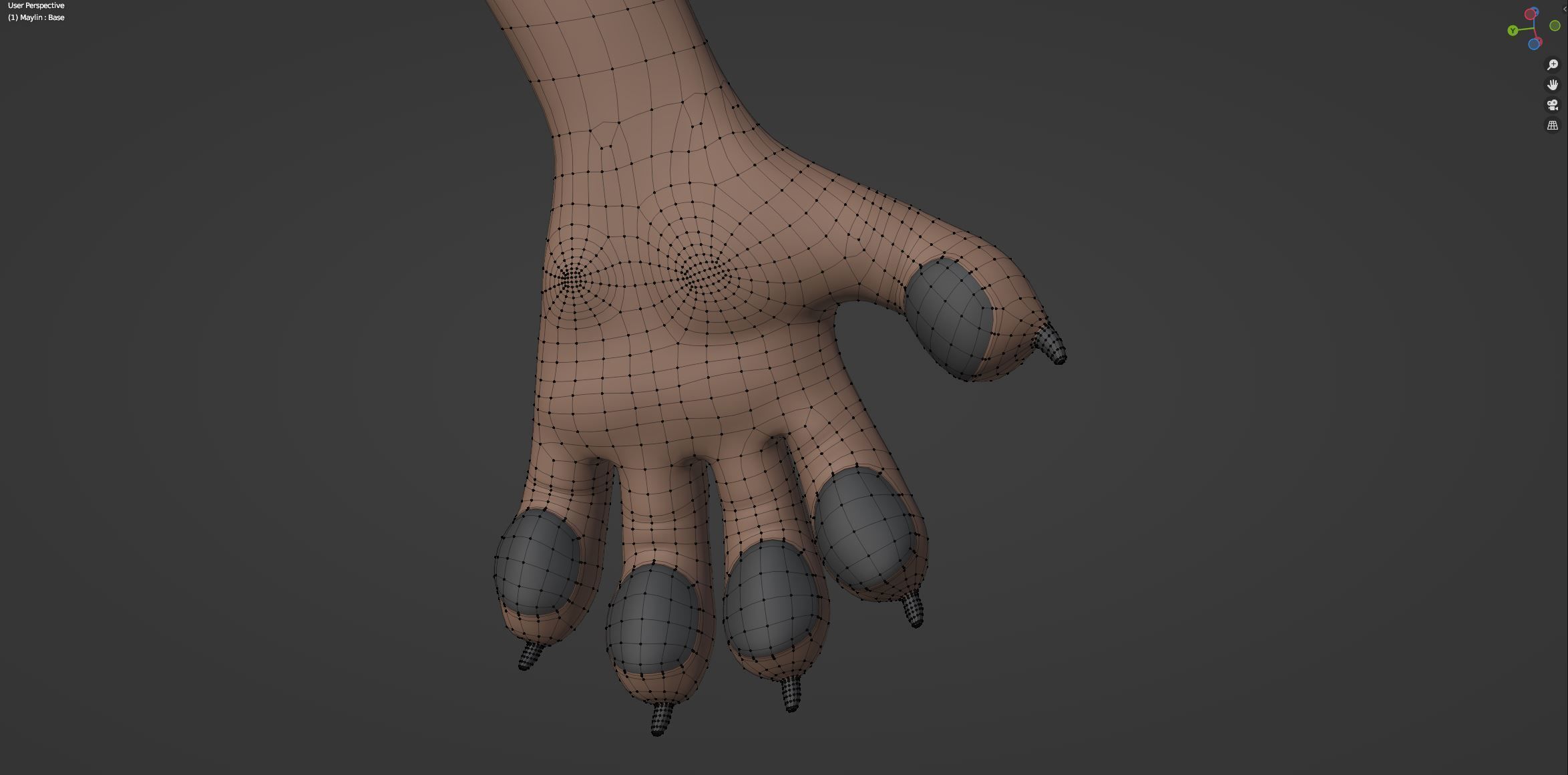 Maylin Anthro Wolf 3D model_78