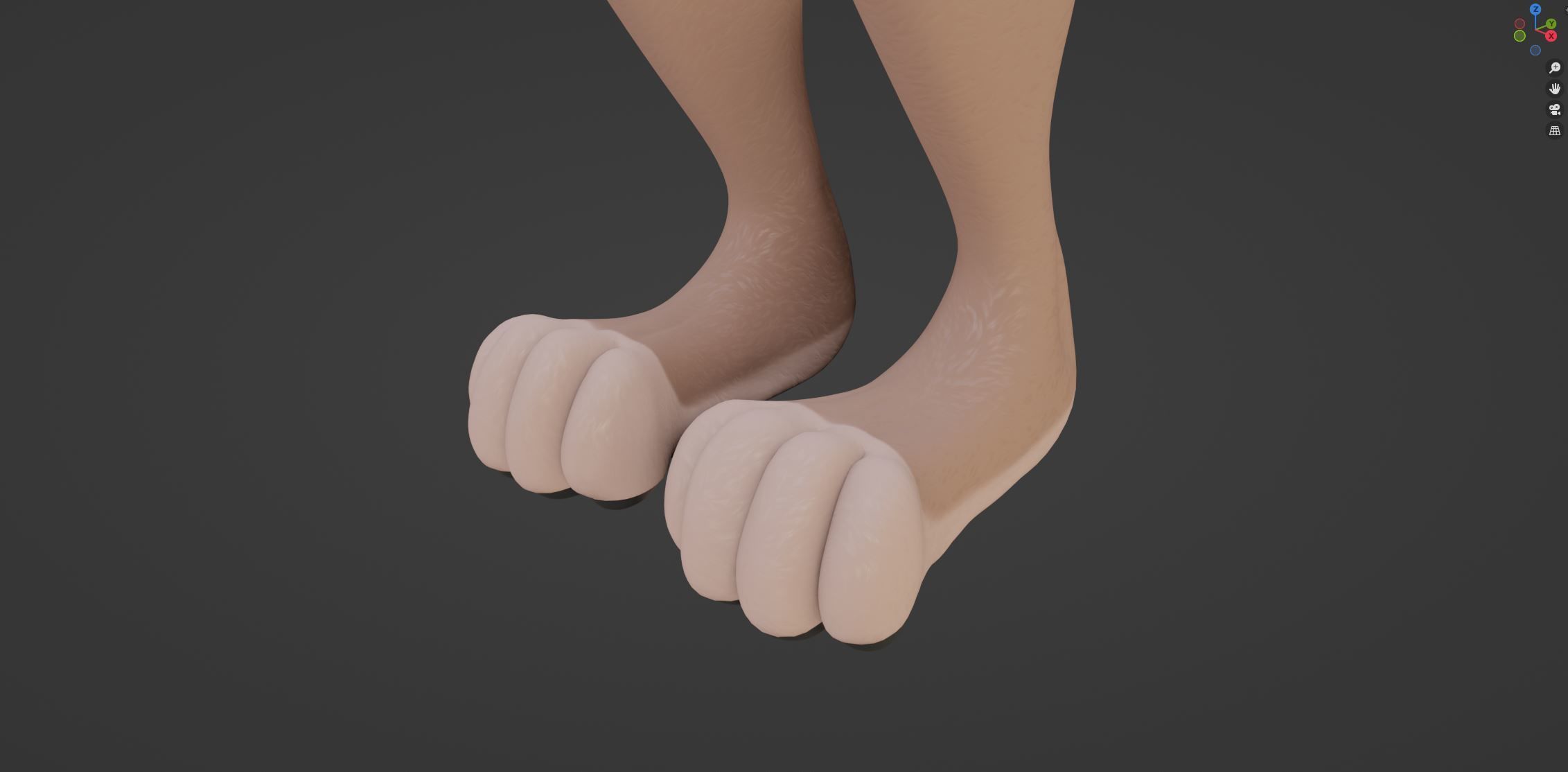 Maylin Anthro Wolf 3D model_63