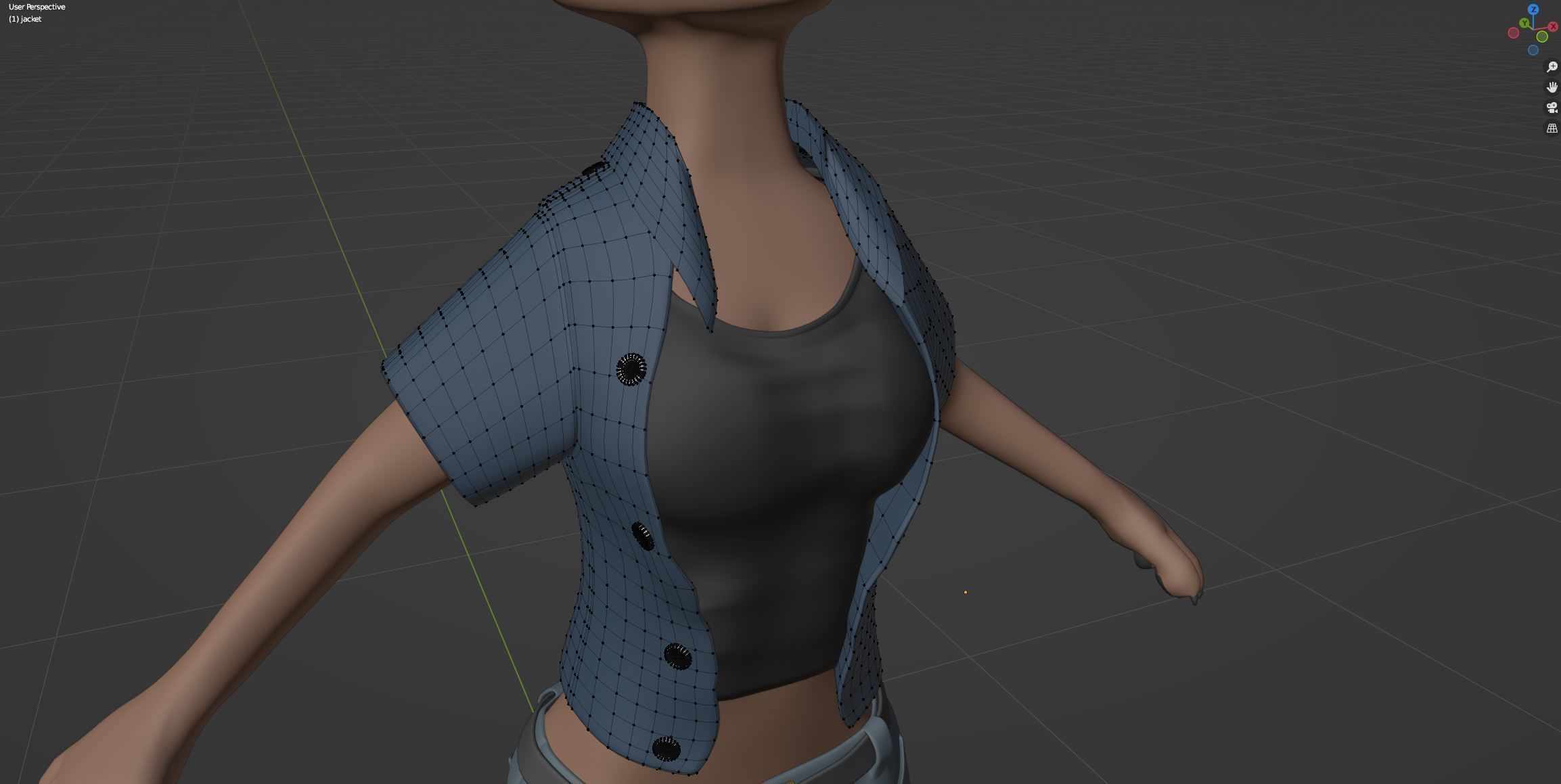 Maylin Anthro Wolf 3D model_92