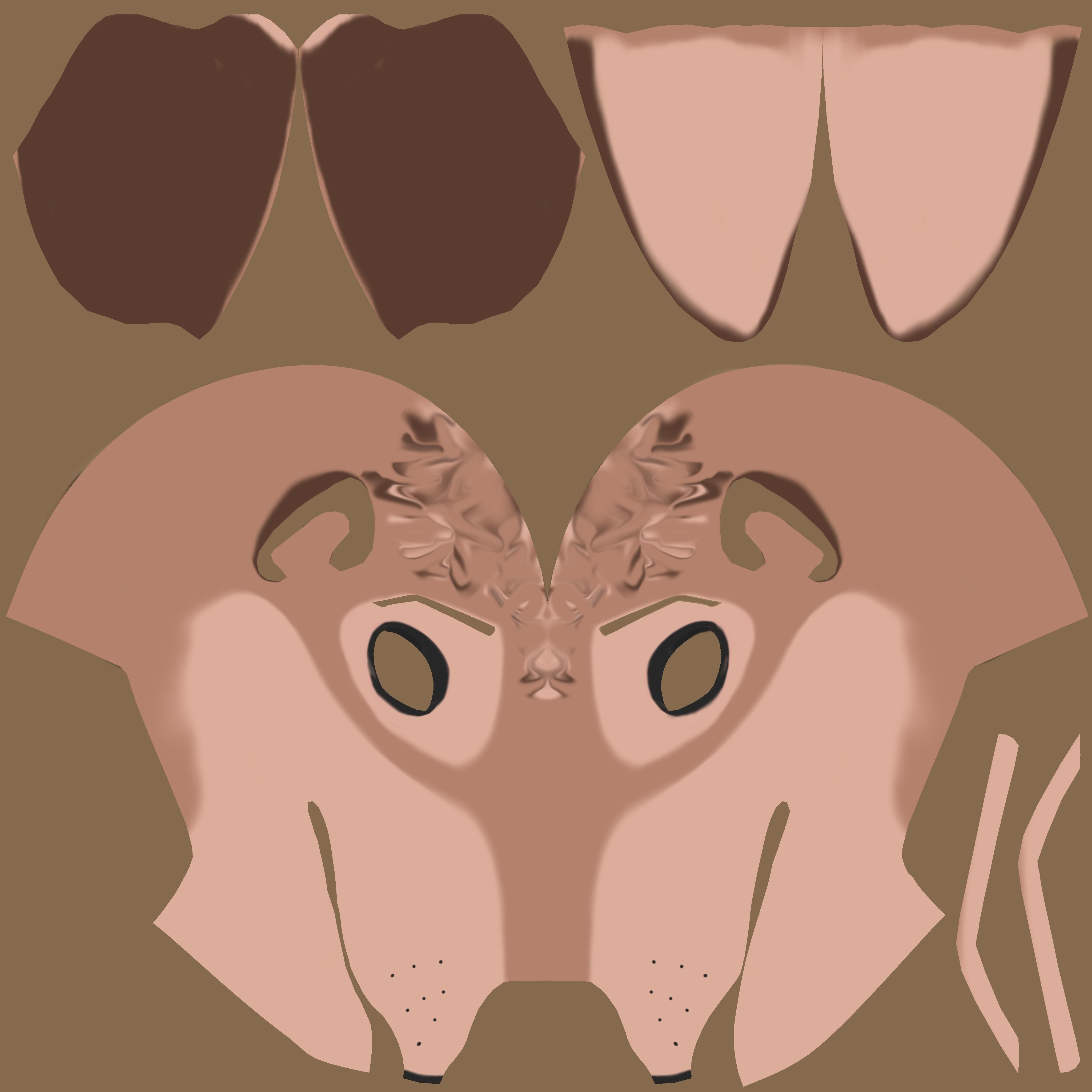 Maylin Anthro Wolf 3D model_111