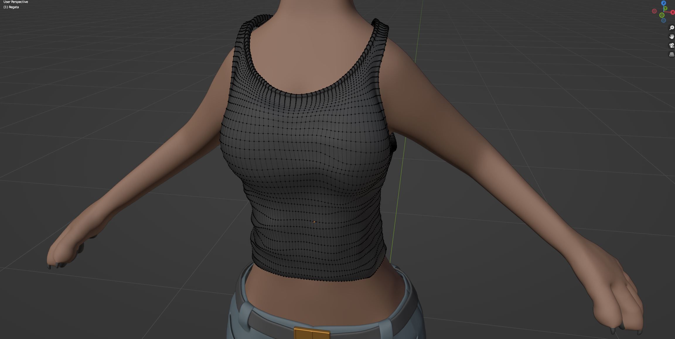 Maylin Anthro Wolf 3D model_90