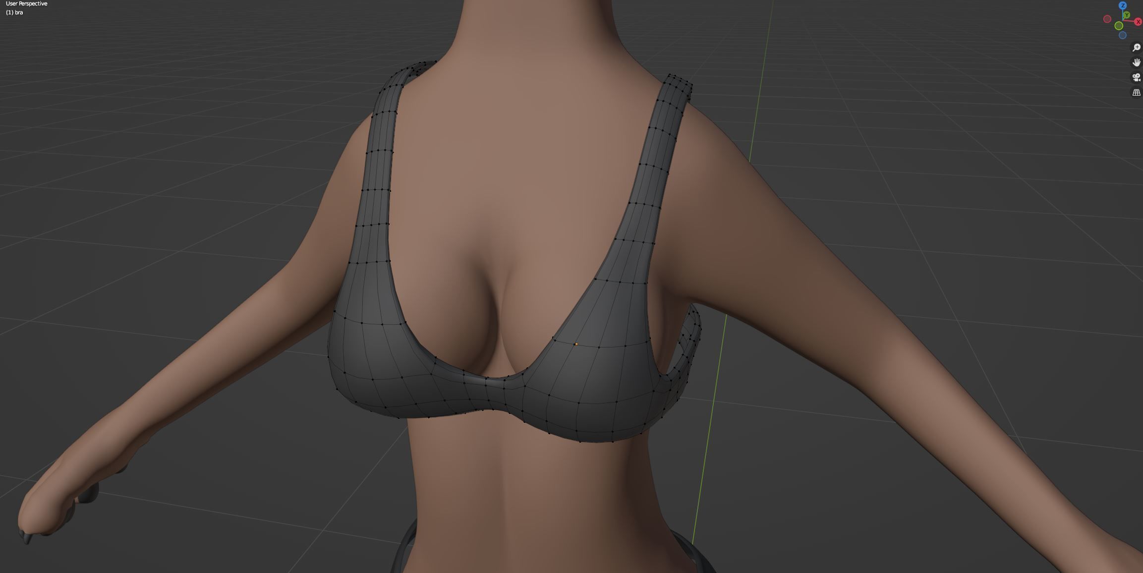 Maylin Anthro Wolf 3D model_86