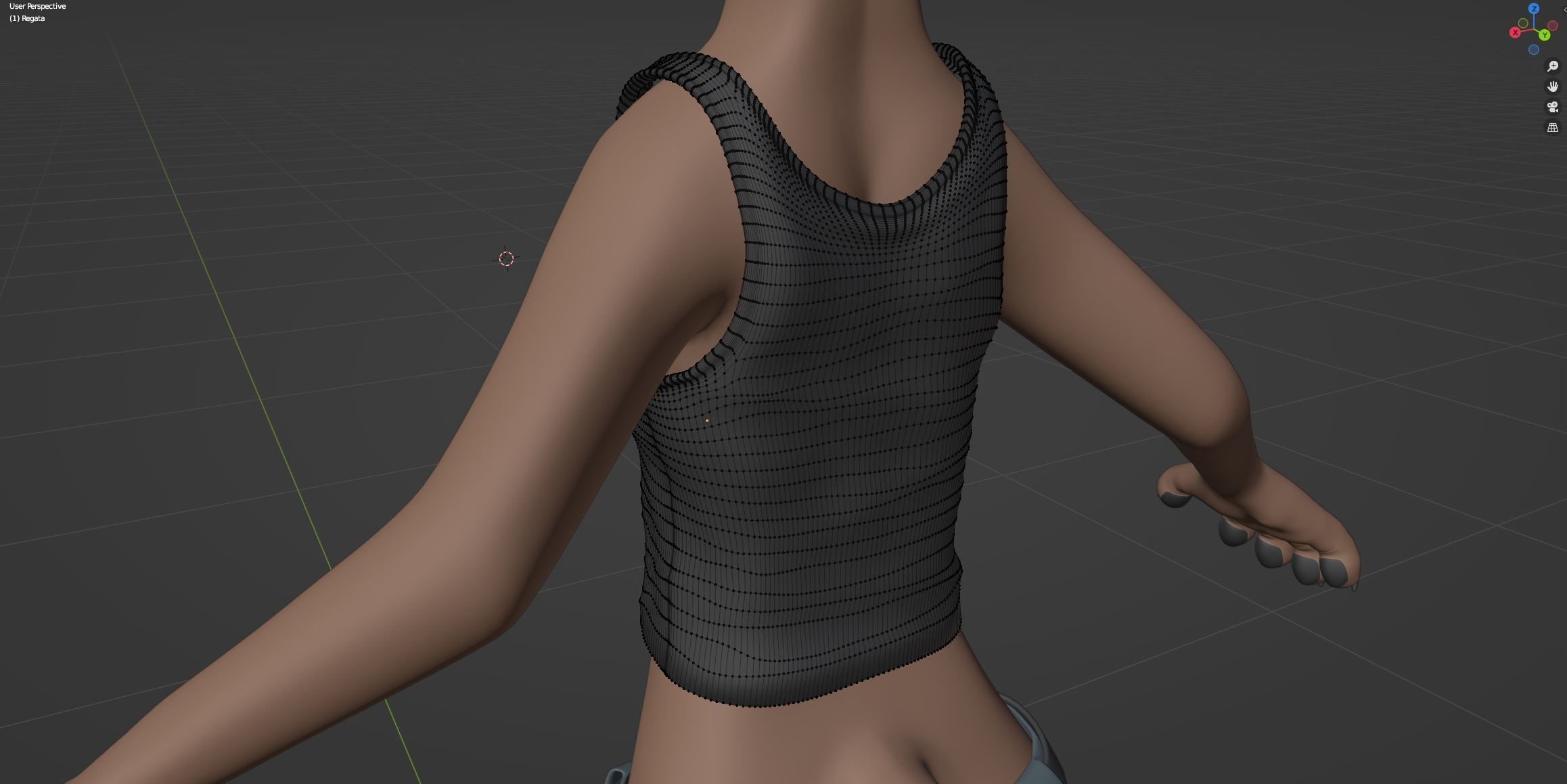 Maylin Anthro Wolf 3D model_91