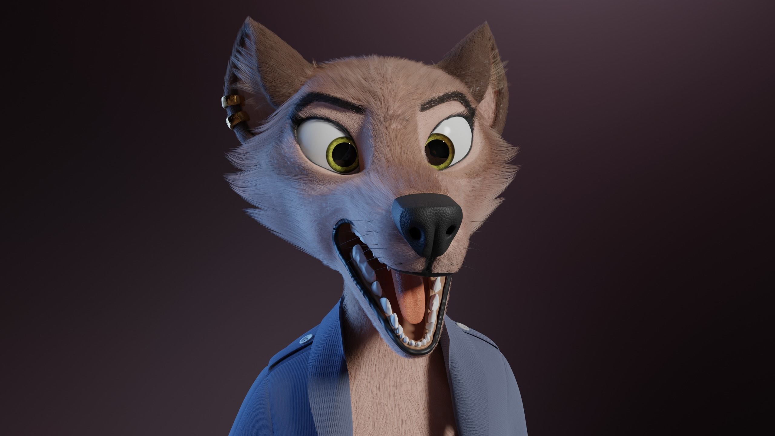Maylin Anthro Wolf 3D model_43