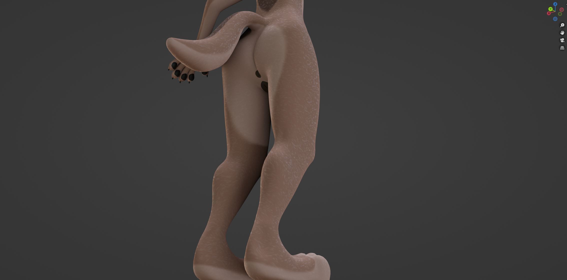 Maylin Anthro Wolf 3D model_59
