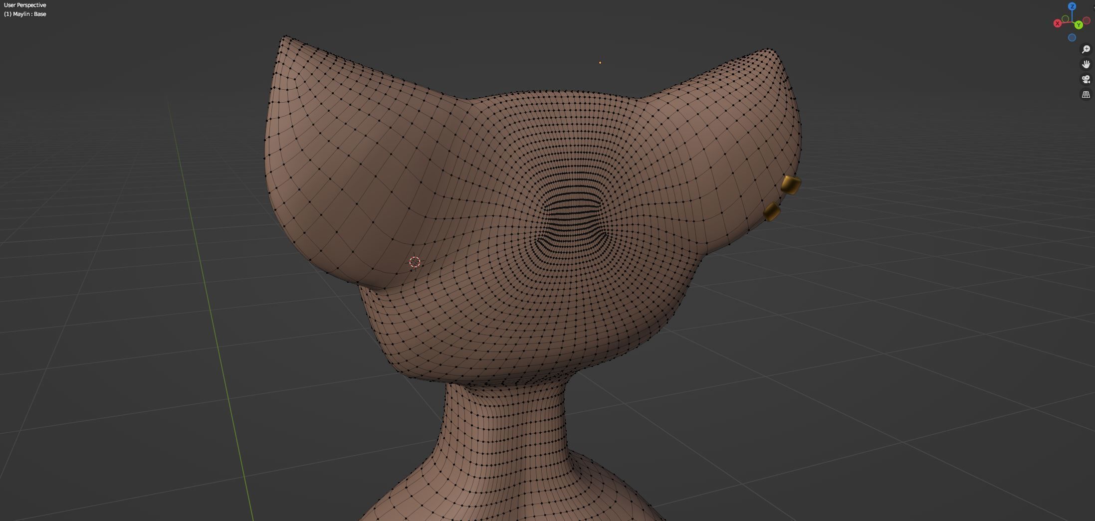 Maylin Anthro Wolf 3D model_71