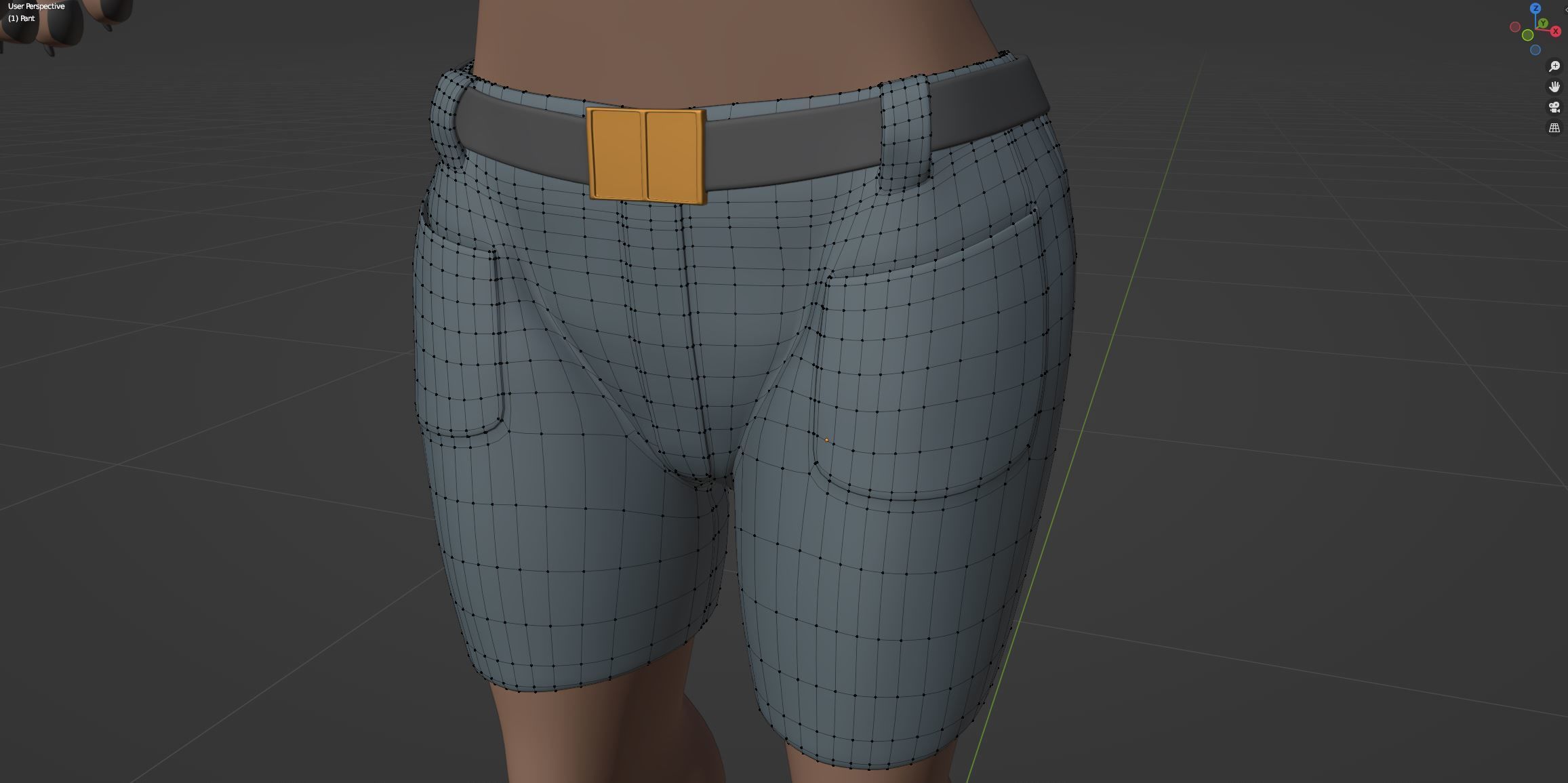 Maylin Anthro Wolf 3D model_87