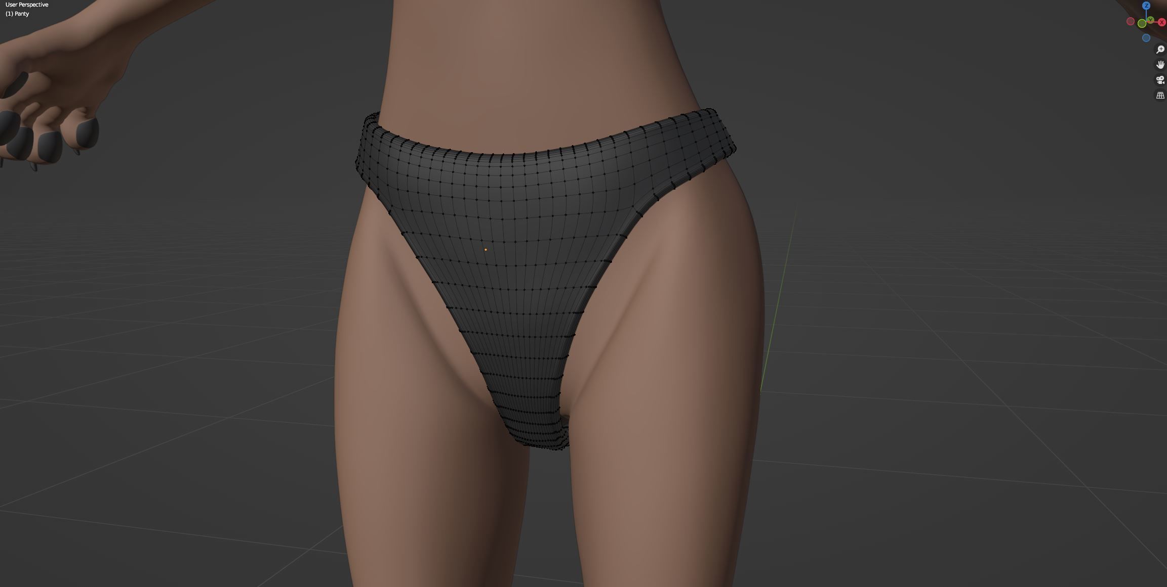 Maylin Anthro Wolf 3D model_84