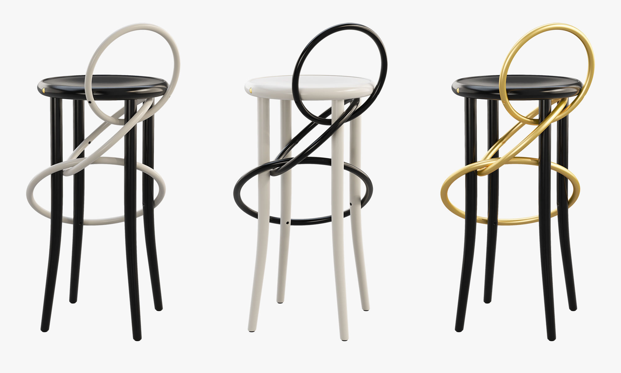 Cirque stools by Martino Gamper 3D model_9