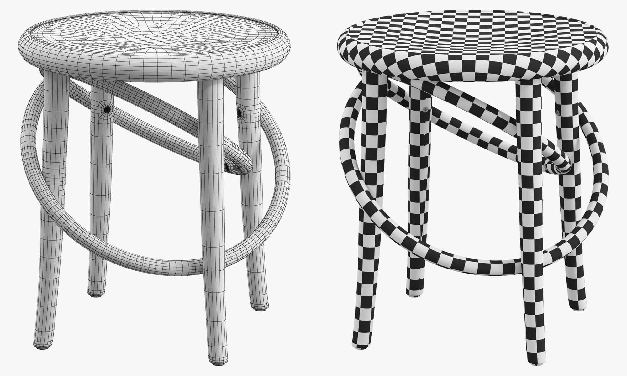 Cirque stools by Martino Gamper 3D model_23