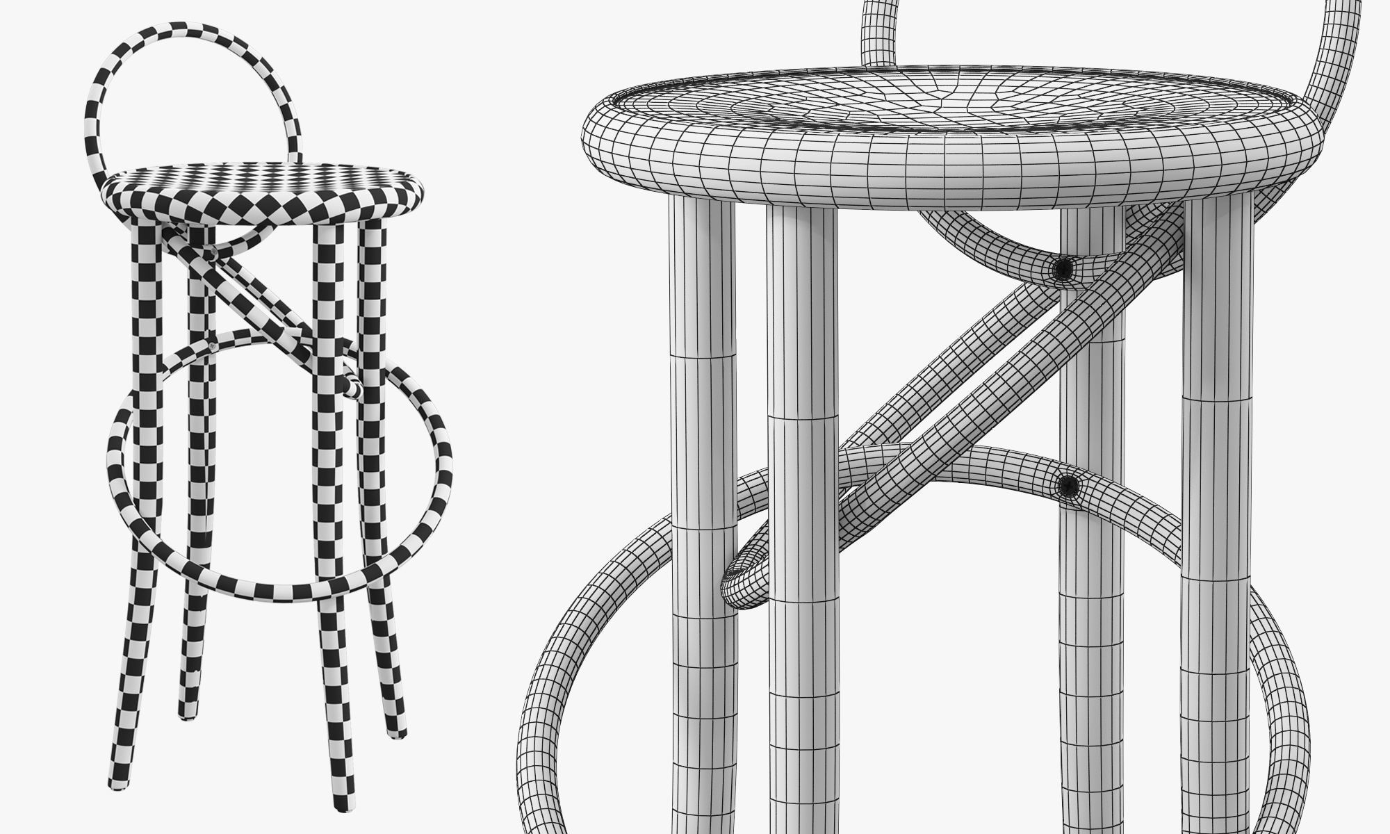 Cirque stools by Martino Gamper 3D model_20