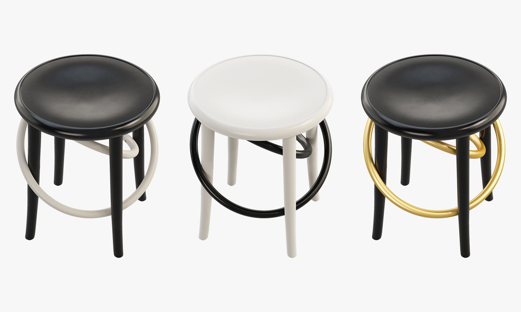 Cirque stools by Martino Gamper 3D model_19