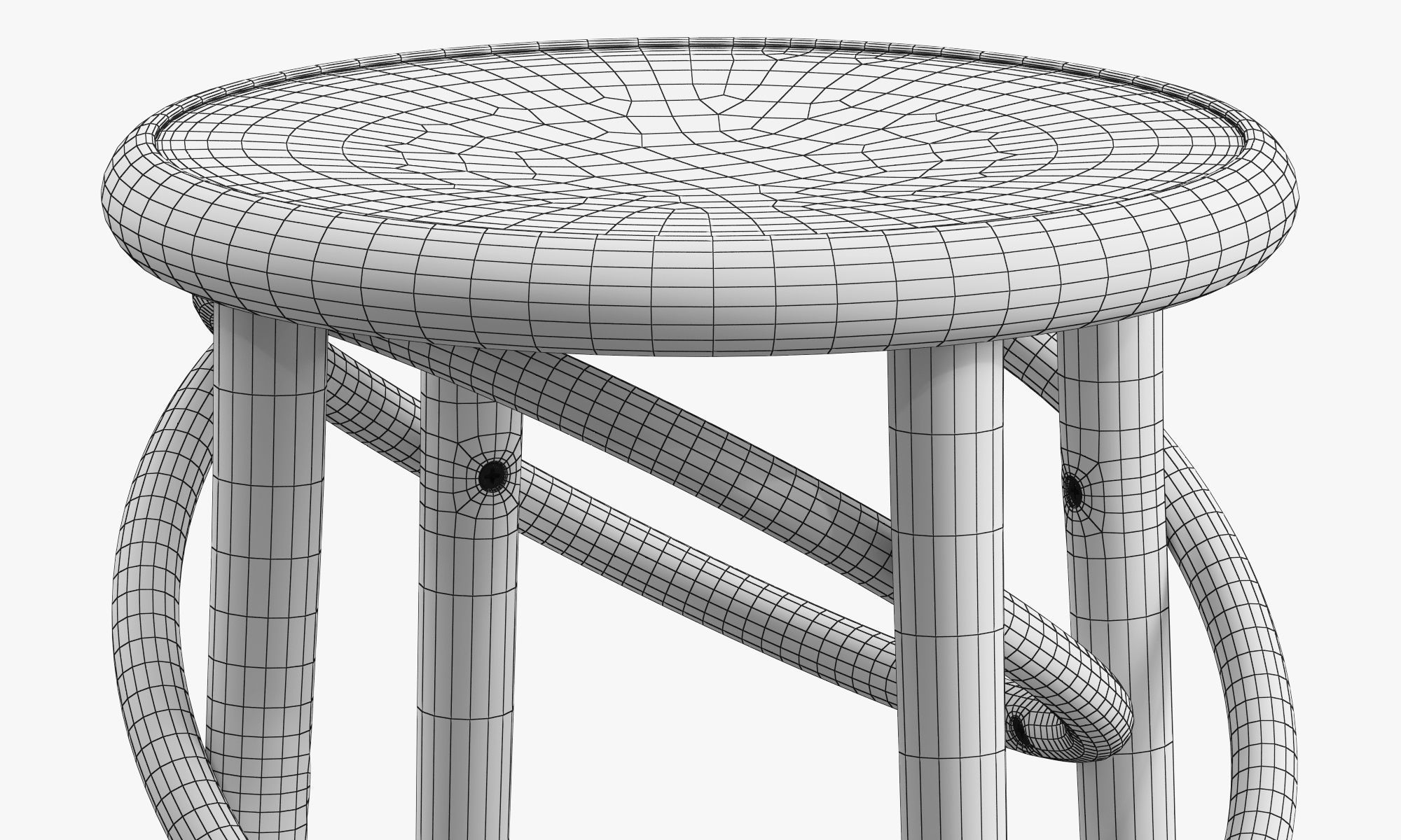 Cirque stools by Martino Gamper 3D model_22