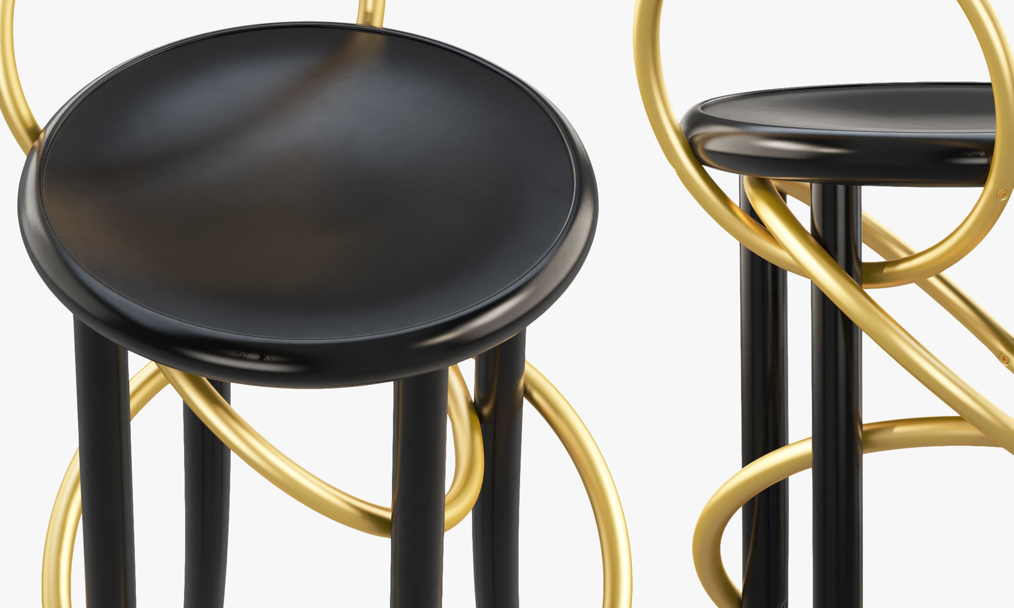 Cirque stools by Martino Gamper 3D model_7