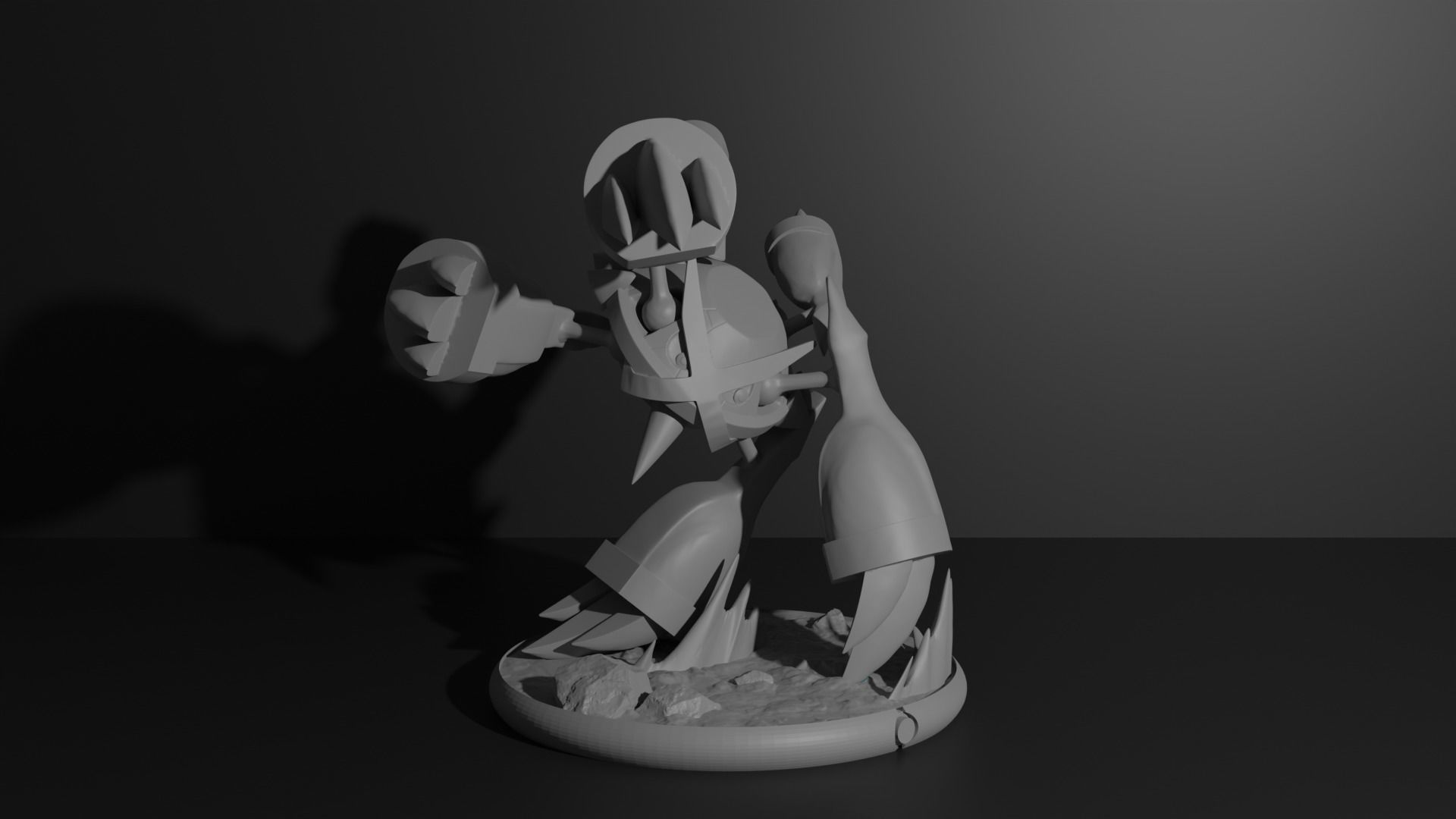 Mega Metagross pokemon 3D print model 3D print model_5