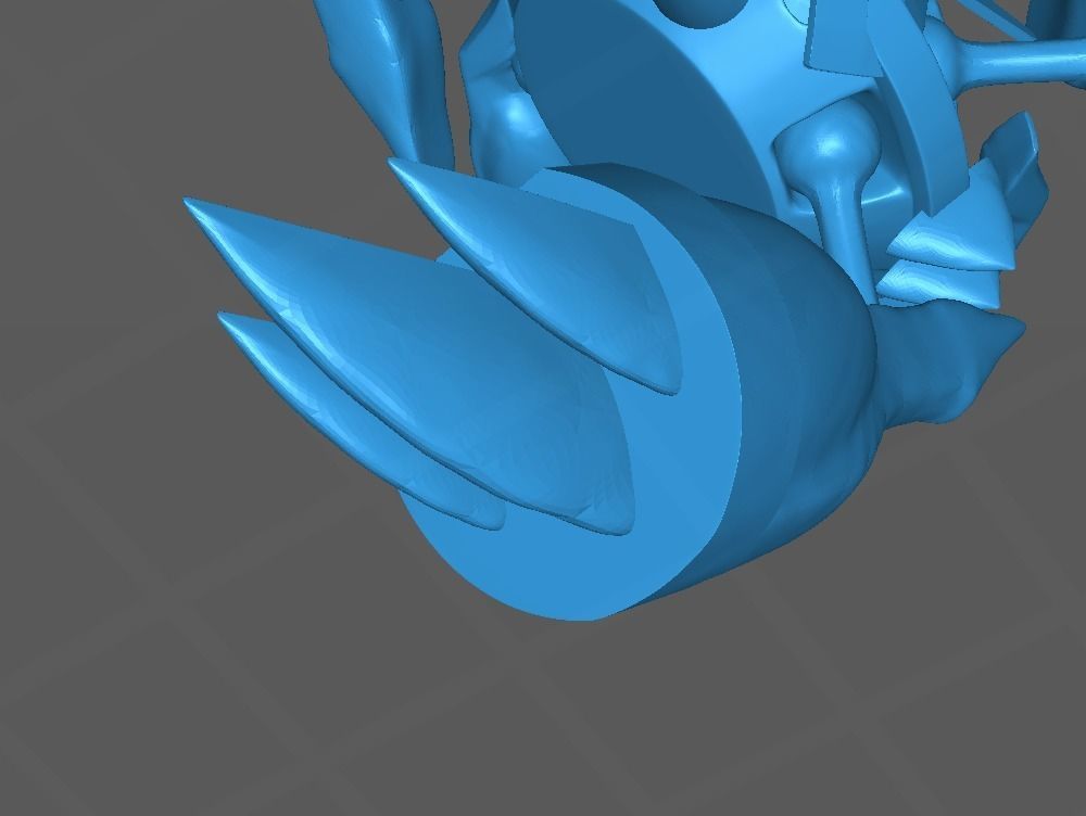 Mega Metagross pokemon 3D print model 3D print model_9