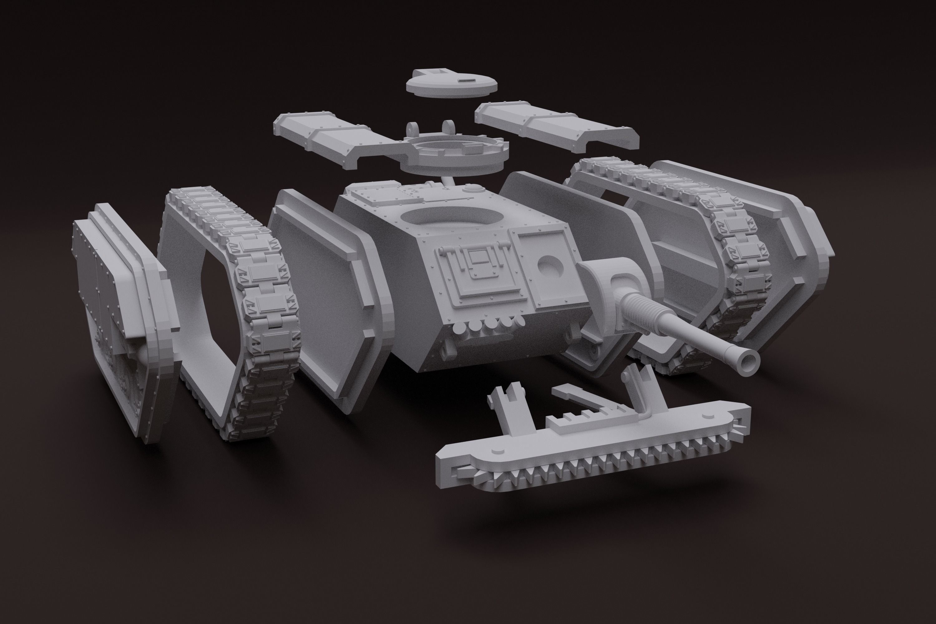 Scylla Light Tank Sentinel 3D print model_14
