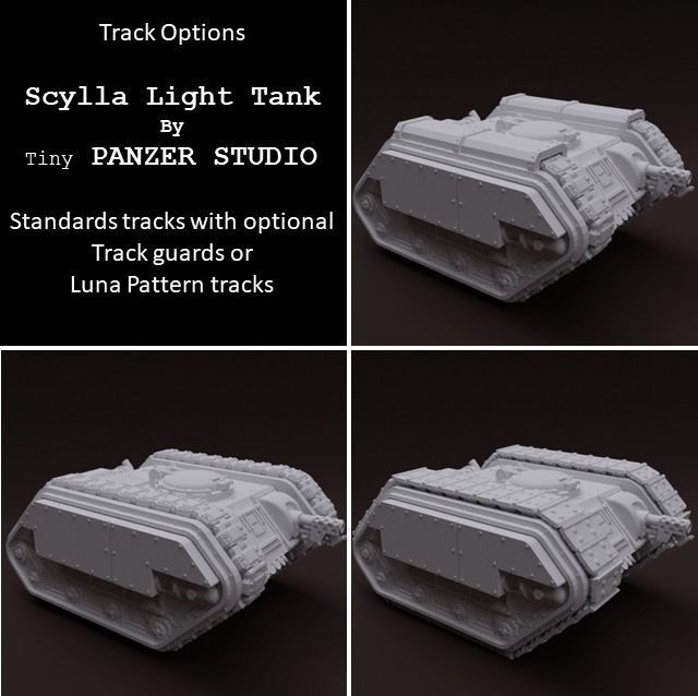 Scylla Light Tank Sentinel 3D print model_9
