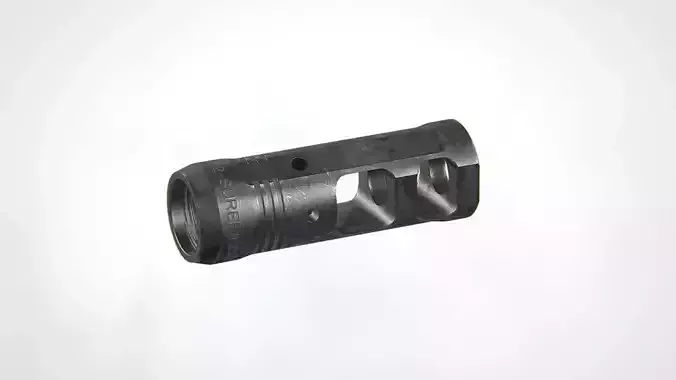 PROCOMP-762 Muzzle Brake Low-poly 3D model
