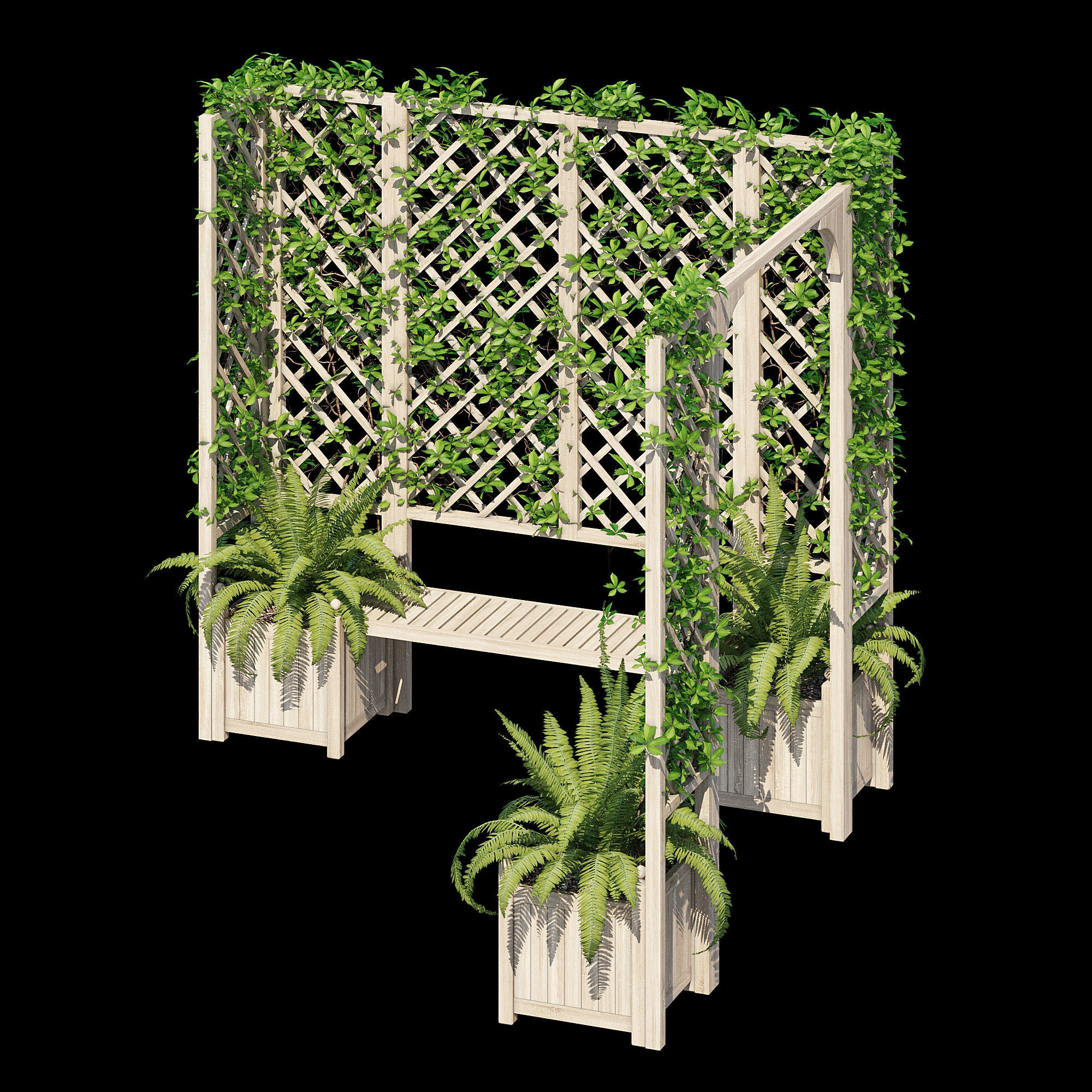 eucalyptus ivy 3D model_9