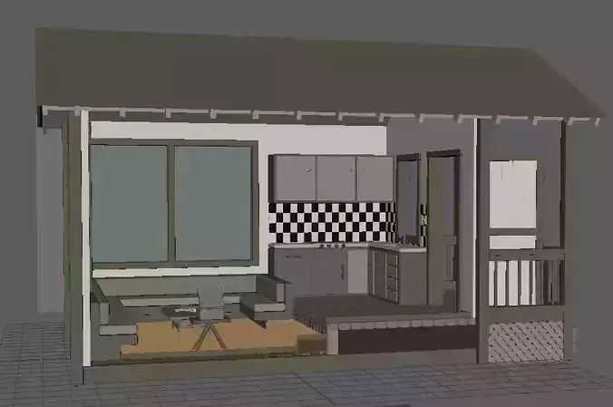 70s Style Cabin House