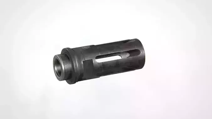 SFCT-556 Closed-Tine Flash Hider Low-poly 3D model