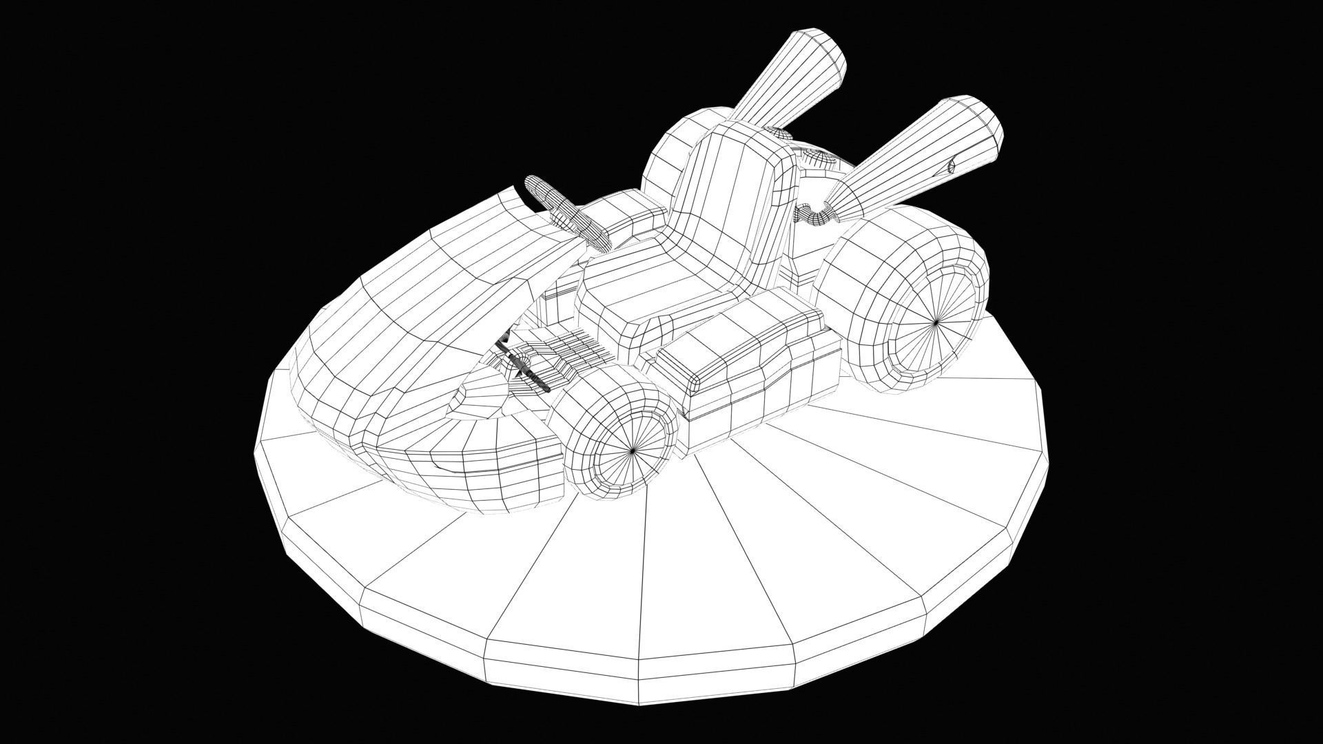 Mariobros Luigi Kart Low-poly 3D model_56