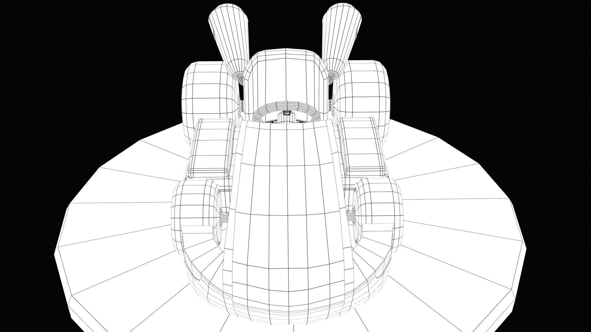 Mariobros Luigi Kart Low-poly 3D model_41