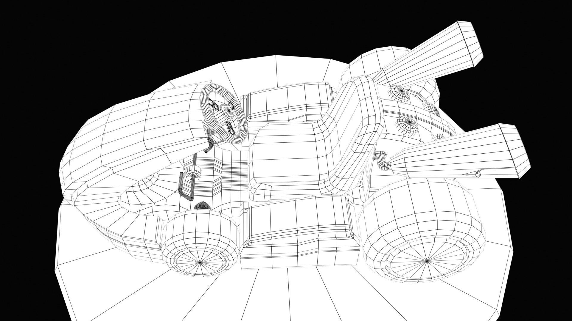 Mariobros Luigi Kart Low-poly 3D model_46