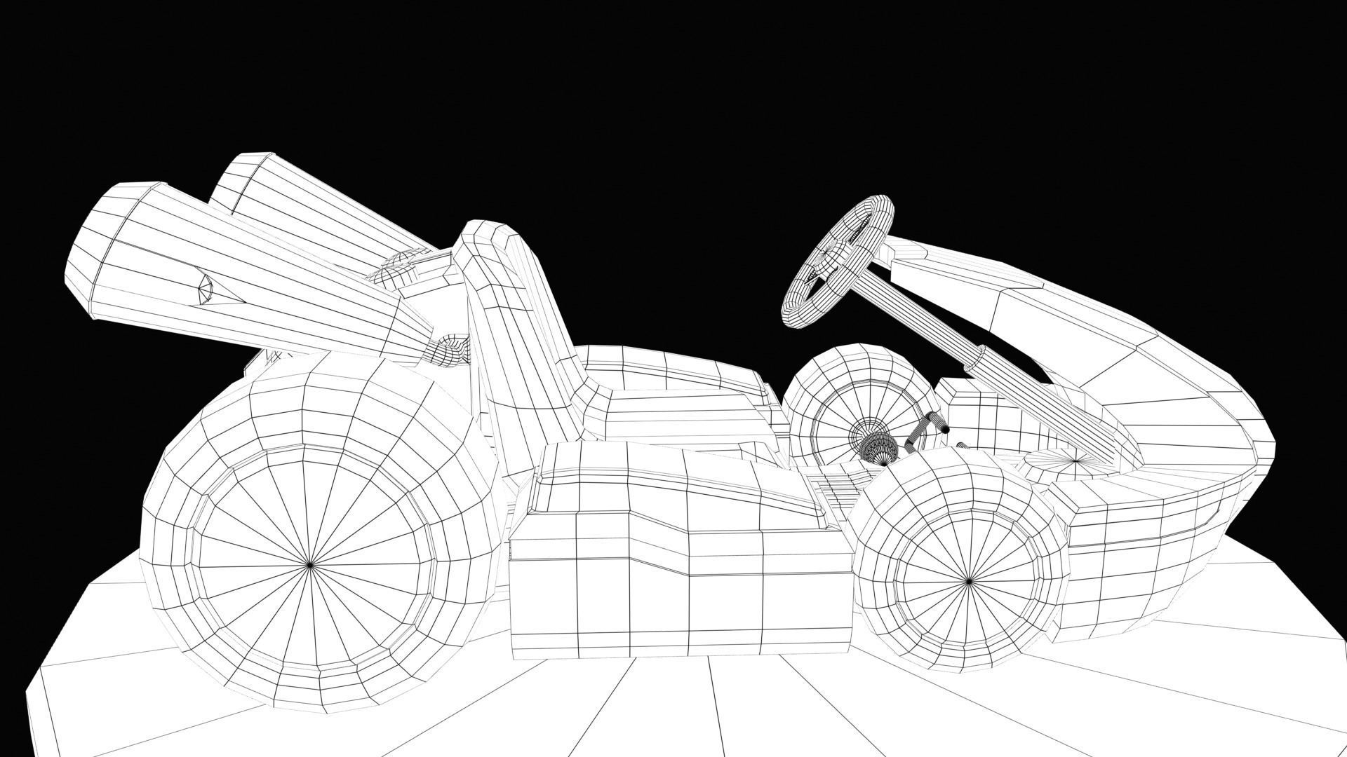 Mariobros Luigi Kart Low-poly 3D model_42