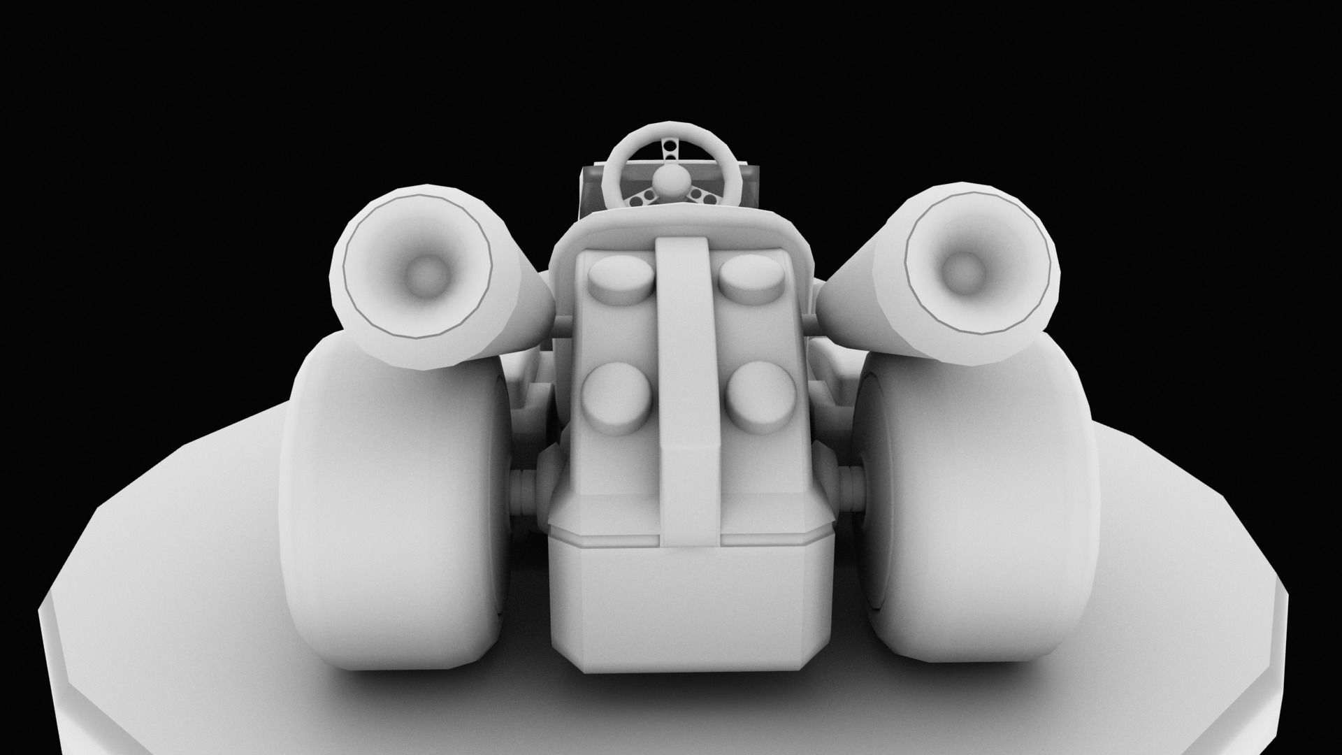 Mariobros Luigi Kart Low-poly 3D model_32