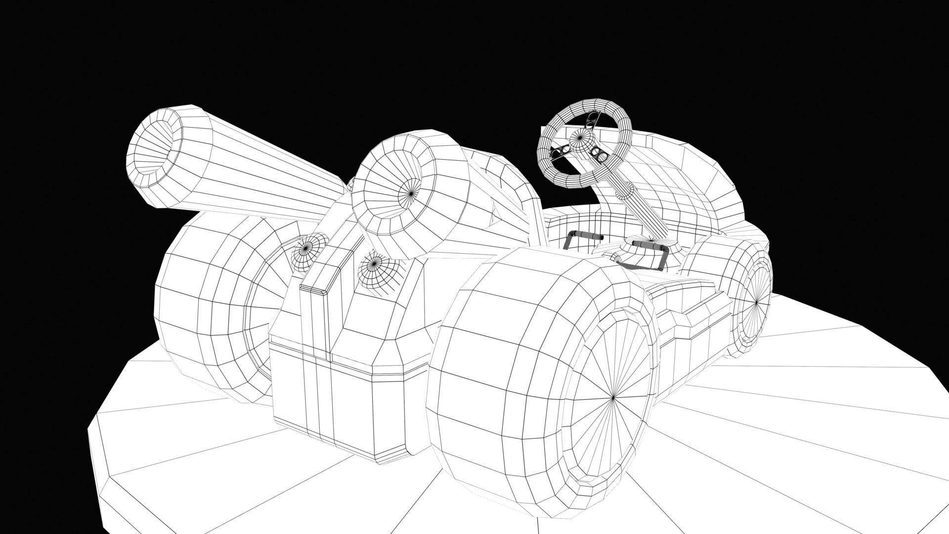 Mariobros Luigi Kart Low-poly 3D model_55